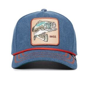 Goorin Bros Blue Bass Embroidered Fish Cap